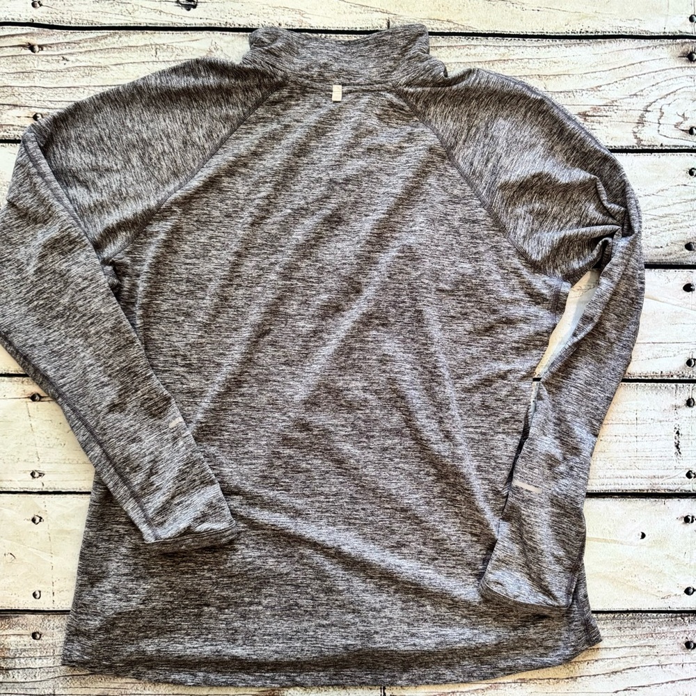 Nike Dri-FIT Running Element 1/2 Zip Pullover XXL‎ Gray Thumbhole Athletic Top - Picture 9 of 12